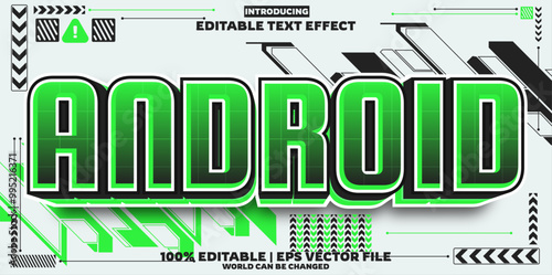 Android editable text effect in new modern trend style