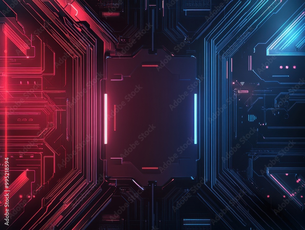 Sleek Circuit Technology Background Design Sleek Circuit Technology Background Design