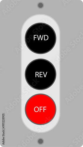 control box buttons3 FWD-REV-OFF