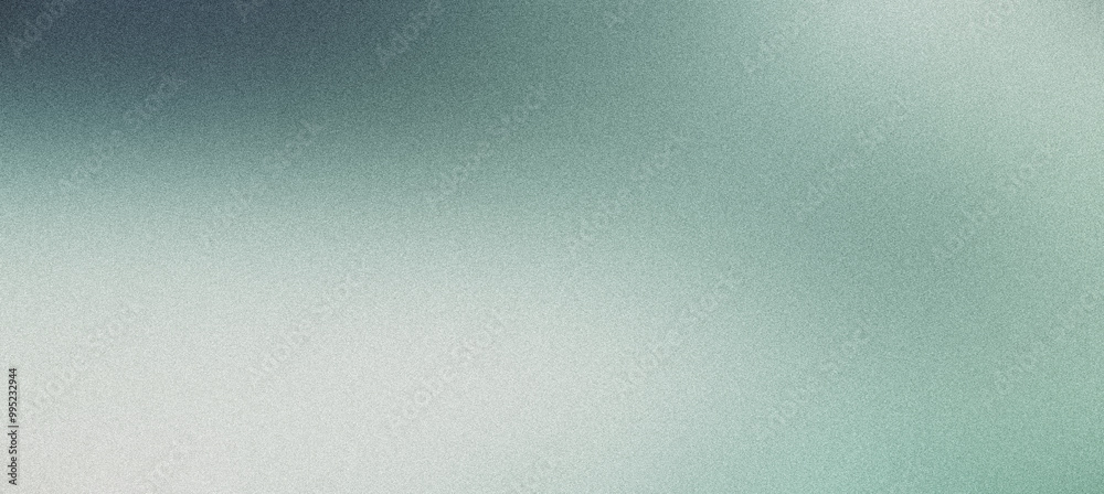 Abstract light green gradient background with grainy texture fading to ...