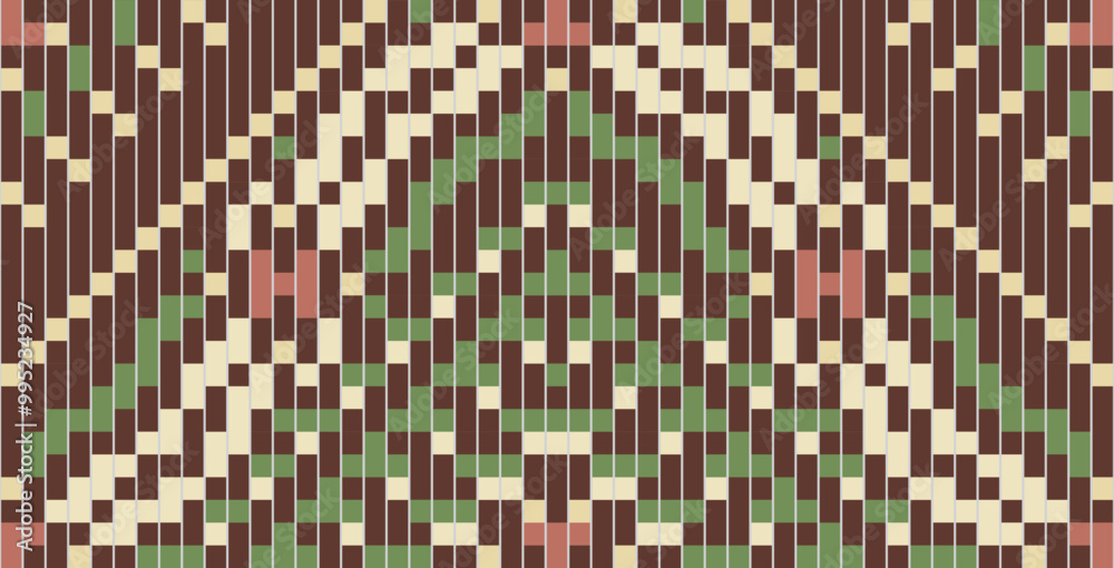 Pixel Art Geometric Pattern Designfolk Embroidery, Aztec Geometric Ornament Print. Design for Carpet, Wallpaper, Clothing, Wrapping, Fabric Pixel Art Geometric Pattern Designfolk Embroidery, Aztec Geometric Ornament Print. Design for Carpet, Wallpaper, Clothing, Wrapping, Fabric