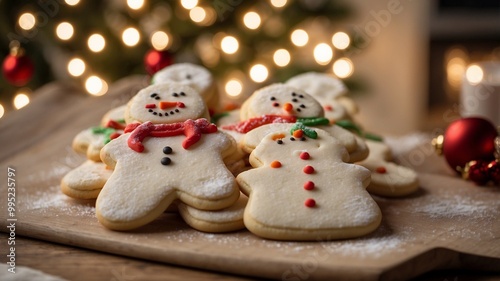 Holiday Decorated Sugar Cookies