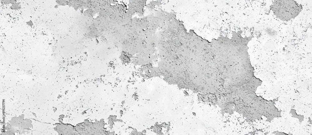 Obraz premium Seamless of Panorama of White grey concrete texture