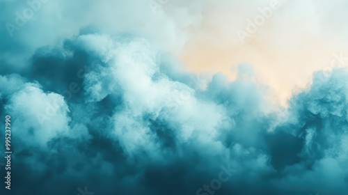 green blue tint color tone cloud sky cloudscape nature for background