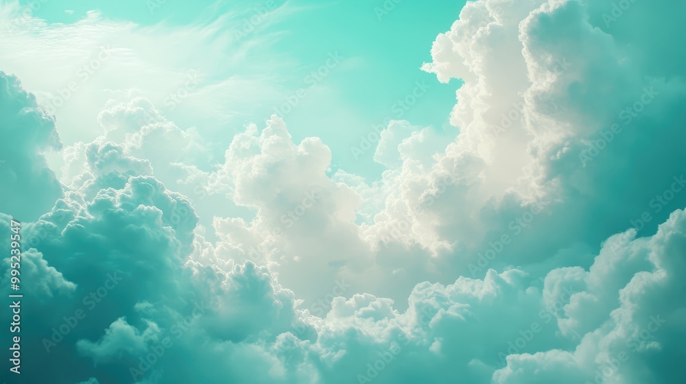 green blue tint color tone cloud sky cloudscape nature for background green blue tint color tone cloud sky cloudscape nature for background