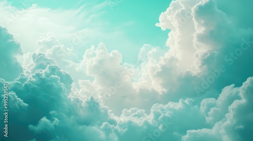 green blue tint color tone cloud sky cloudscape nature for background