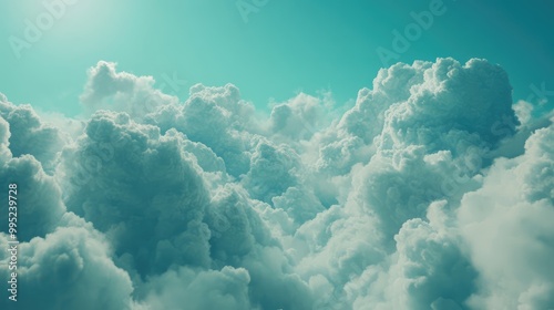 green blue tint color tone cloud sky cloudscape nature for background