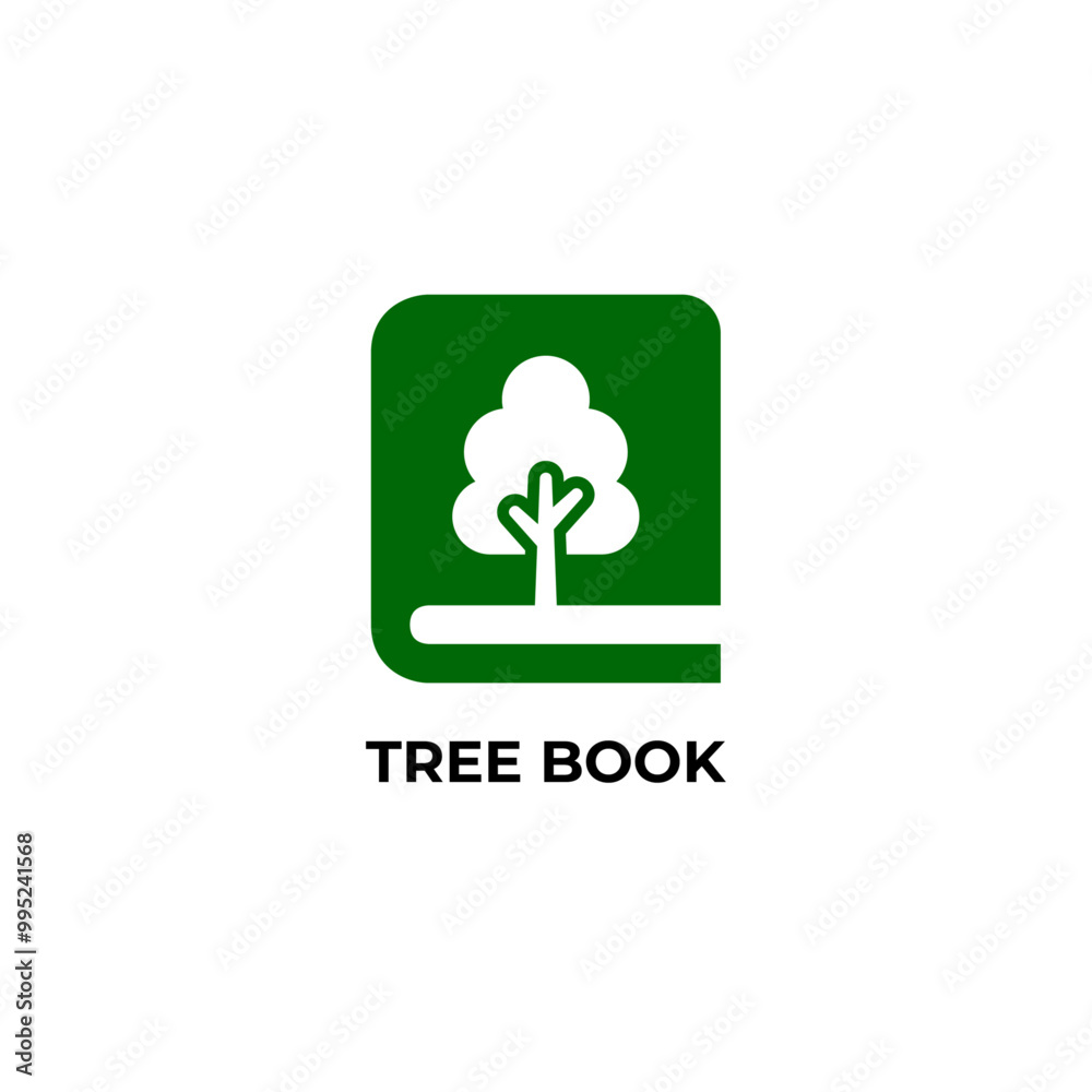 Tree book Logo Design. This Logo merge with Tree and book icon in creative way. Tree book Logo Design. This Logo merge with Tree and book icon in creative way.