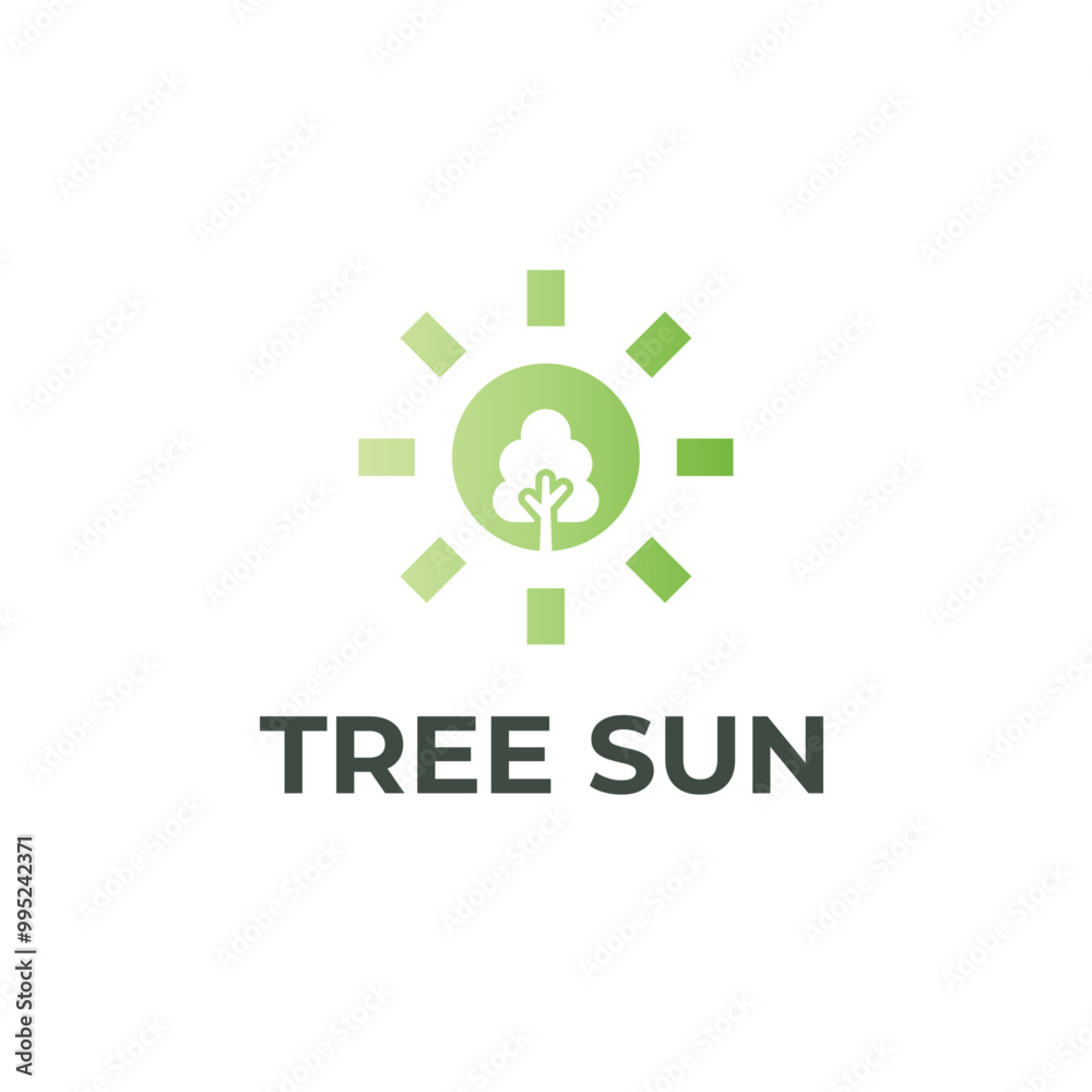 Tree sun Logo Design. This Logo merge with Tree and sun icon in creative way. Tree sun Logo Design. This Logo merge with Tree and sun icon in creative way.