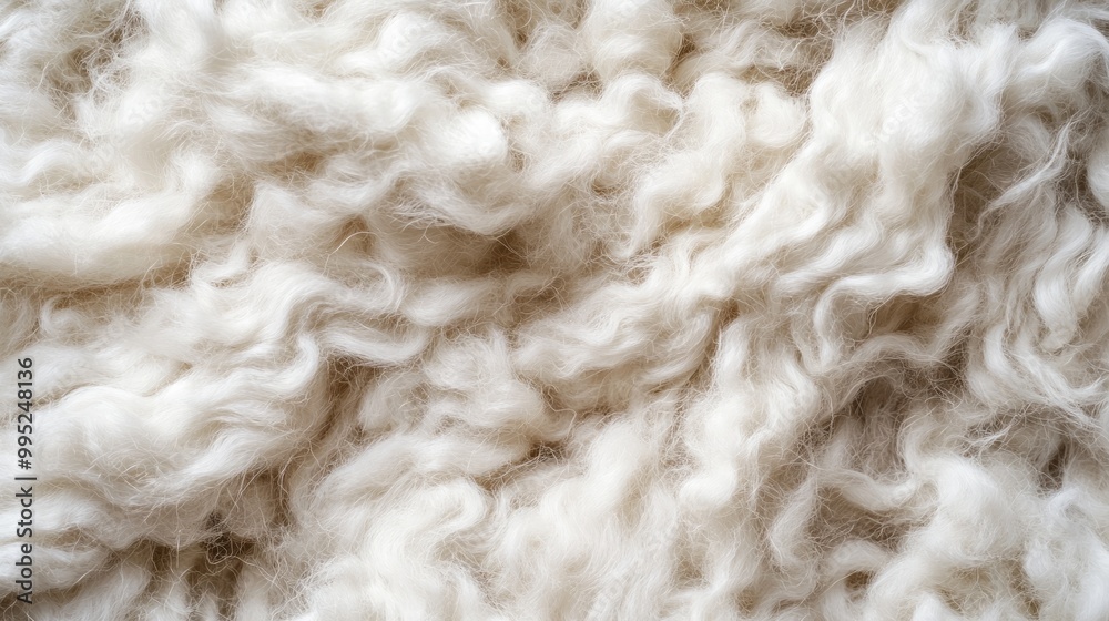 Close up of goat wool texture for background Close up of goat wool texture for background