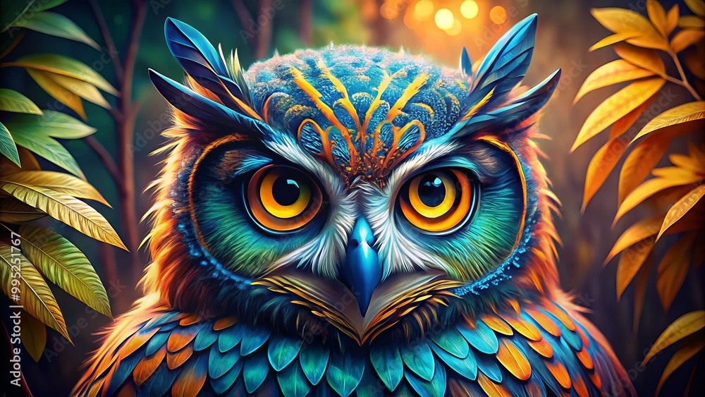 Eye-catching owl brand logo tailored for nature and wildlife enterprises, embodying eco-friendly principles. A Eye-catching owl brand logo tailored for nature and wildlife enterprises, embodying eco-friendly principles. A