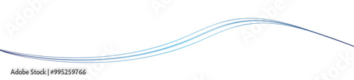 Band Blau banner Hintergrund linien