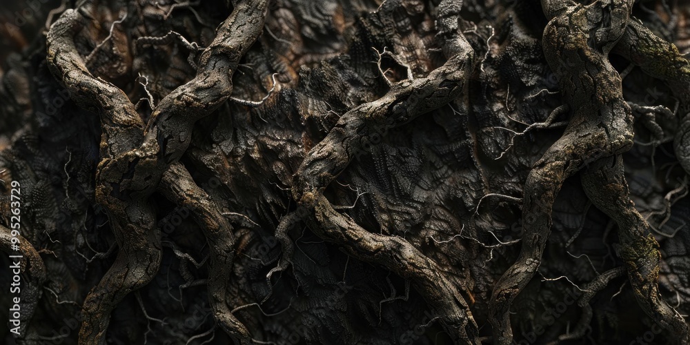 Natural Beauty. Rough, textured, and bumpy roots, plant texture theme Natural Beauty. Rough, textured, and bumpy roots, plant texture theme
