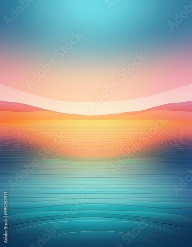 Abstract sunset colors