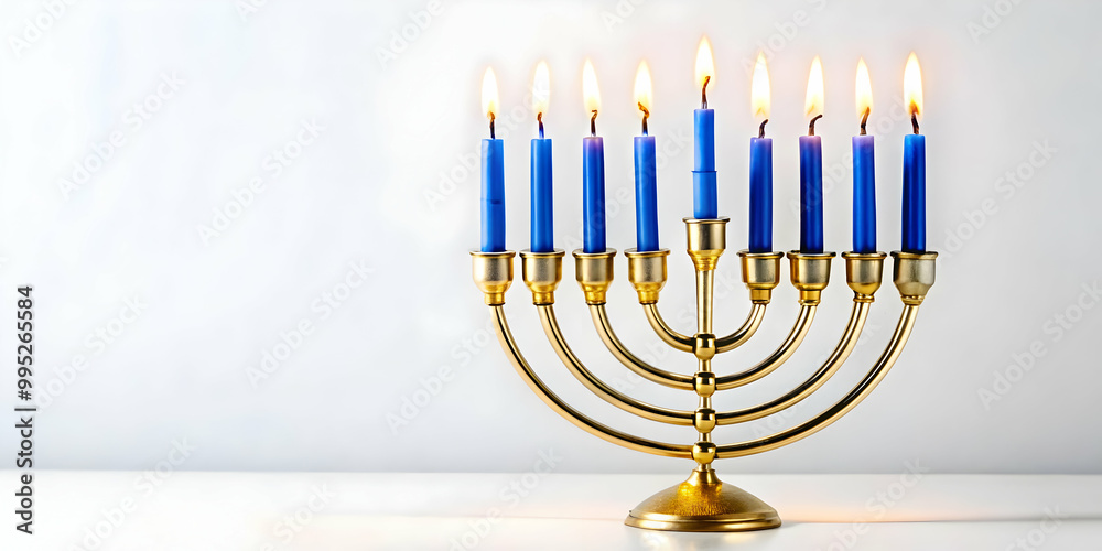 Flat Isolated Hanukkah Candles in Reusable Holders on White Background - Sustainable Design for Infographics Celebrating Traditions Flat Isolated Hanukkah Candles in Reusable Holders on White Background - Sustainable Design for Infographics Celebrating Traditions