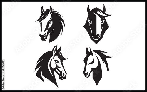 Horse Logo Design and Vectors Free Download