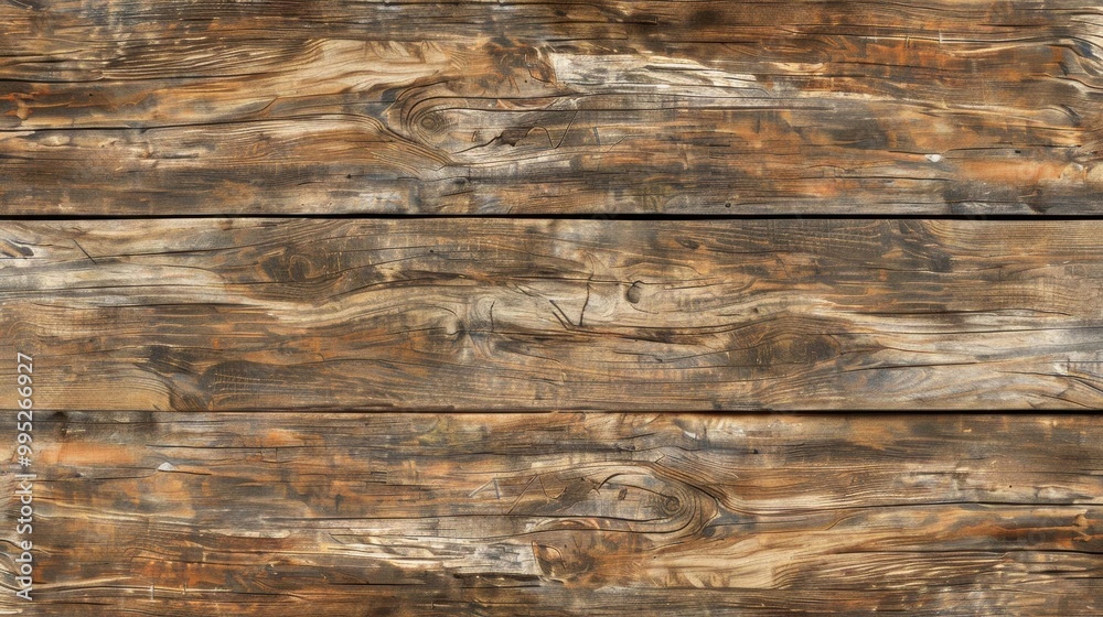 Weathered and Natural Wood Grain Texture. Rustic Charm