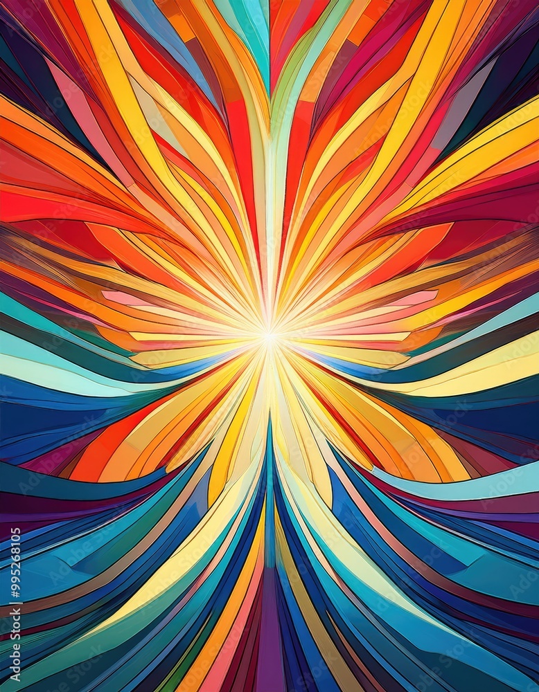 Abstract colorful lines Abstract colorful lines