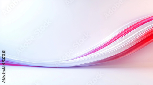  a series of colorful, wavy lines against a white background.