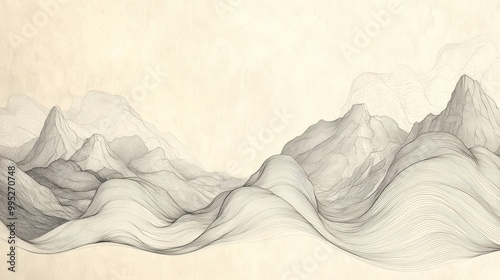 Mountains, Rivers, and Skies in Harmony, Singing Praises to God, Biblical Illustration of Psalms 66 Theme