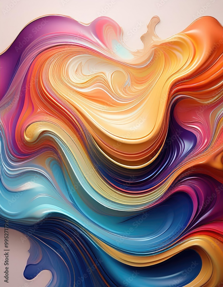 Abstract colorful swirl Abstract colorful swirl