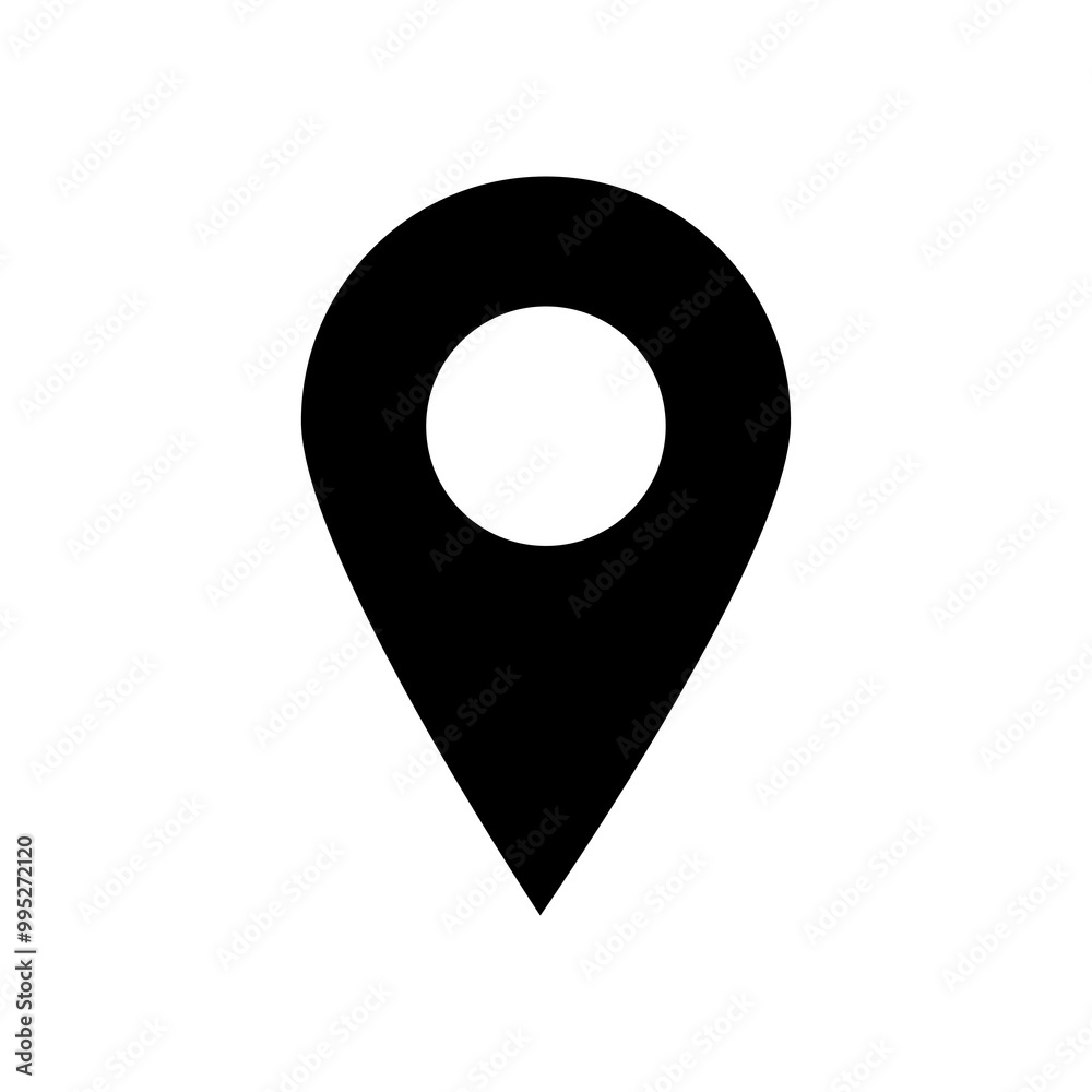 Location pin outline icon. Editable stroke. Vector graphics Location pin outline icon. Editable stroke. Vector graphics