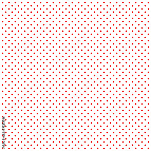 red polka dot seamless background