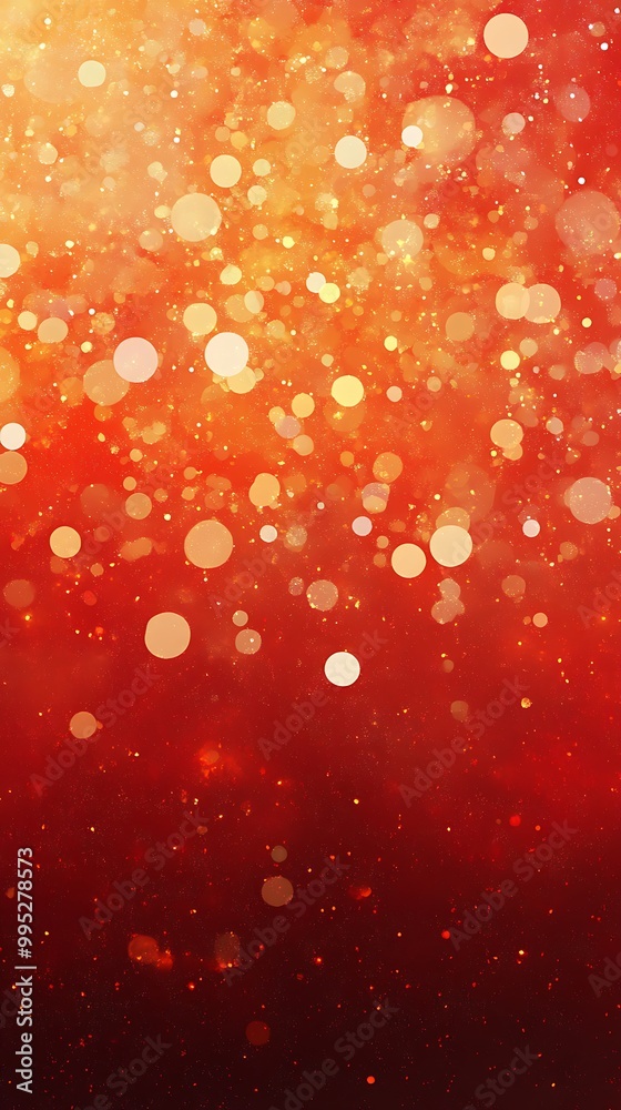 Decorative red and white bokeh lights background design, abstract Christmas illustration Decorative red and white bokeh lights background design, abstract Christmas illustration