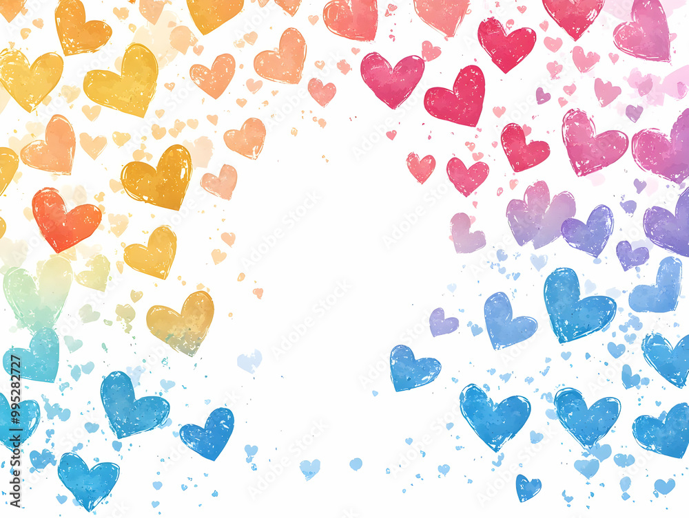 Flat Holographic Heart Frame Design: Modern Vector Illustration for Love-Themed Events, Perfect for Announcements and Copy Space Flat Holographic Heart Frame Design: Modern Vector Illustration for Love-Themed Events, Perfect for Announcements and Copy Space