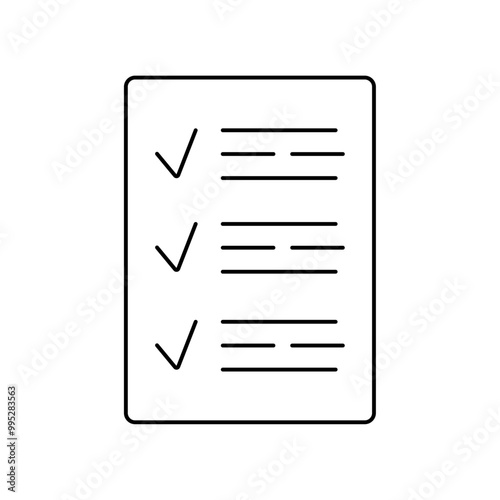 Checklist icon,for graphic and web design