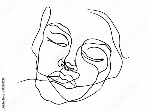 Exhausted Face: Expressive Outline Depicting Weariness and the Burden of Job Hunting