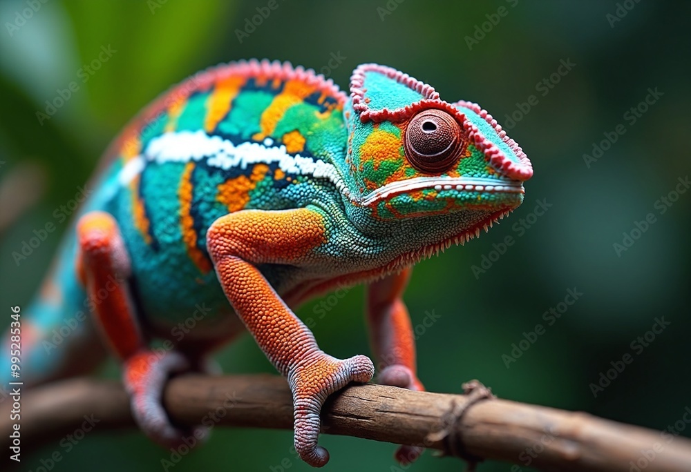 Fototapeta premium Colorful Panther Chameleon