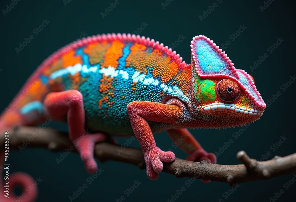 Fototapeta premium Colorful Panther Chameleon