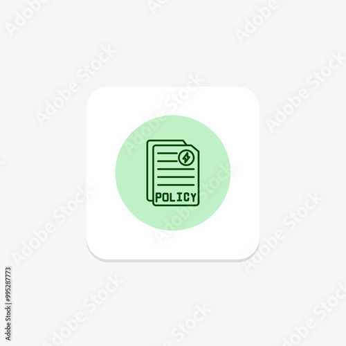 Energy Saving Policies pentaglow , vector, pixel perfect, illustrator file