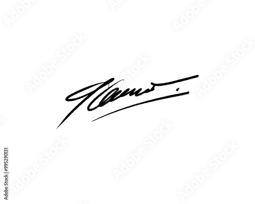 Abstract signature ideas starting with the first letter Q. Vector with transparent background or alpha channel.