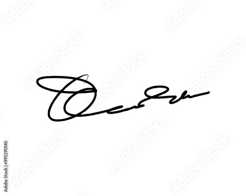 Abstract signature ideas starting with the first letter Q. Vector with transparent background or alpha channel.