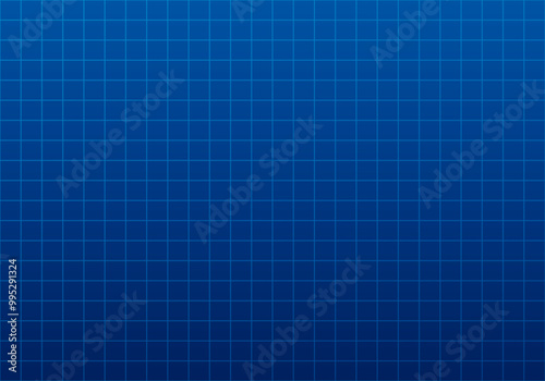 Cuadrícula de trazo azul sobre degradado azul oscuro