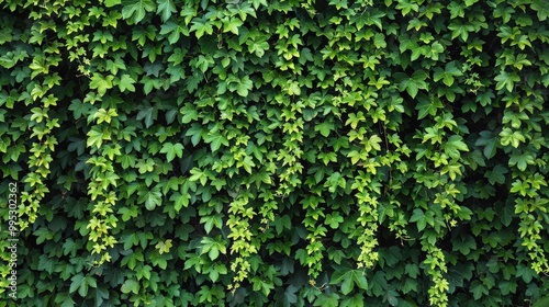 Training vines to create living walls or green screens, enhancing spaces with natural beauty and shade photo