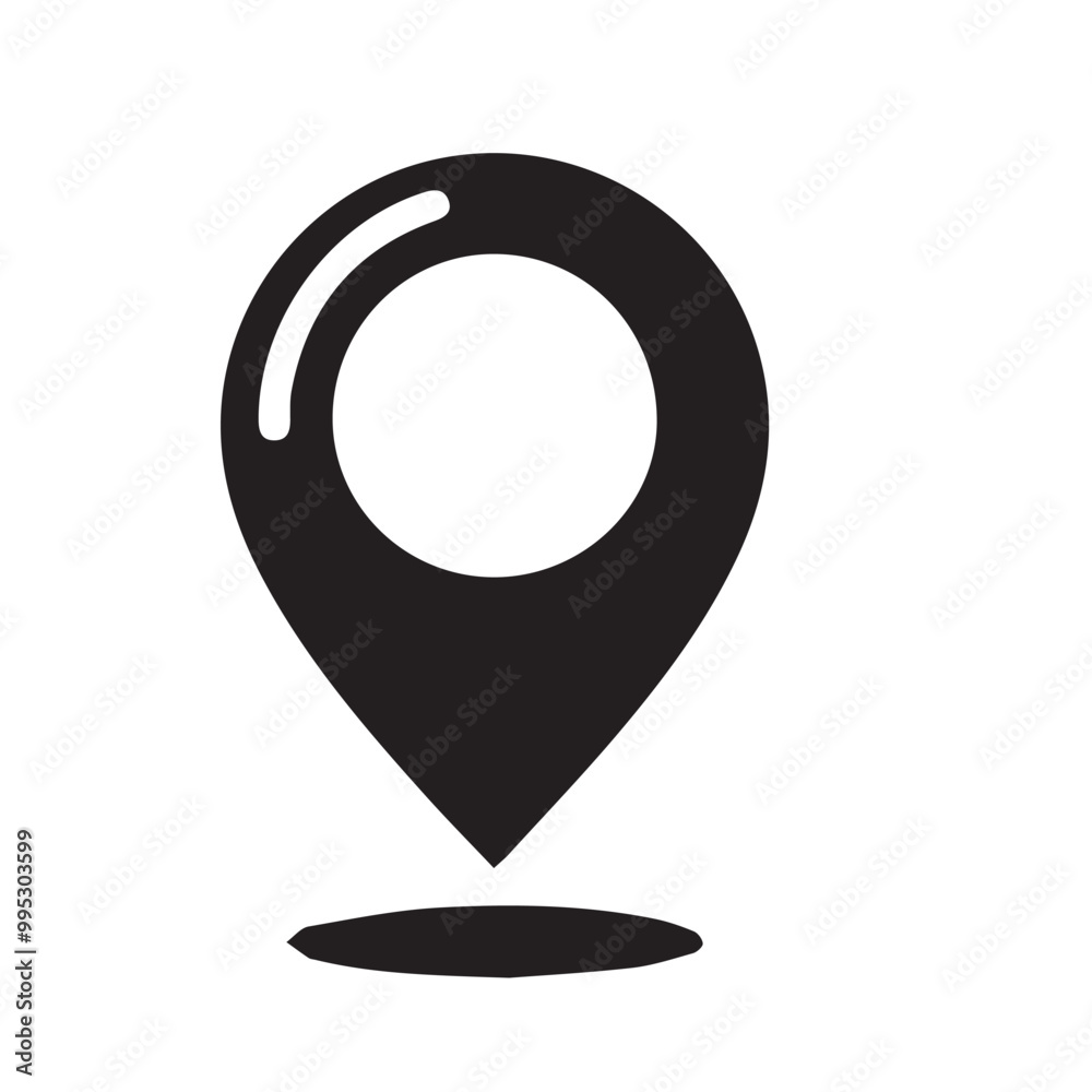 Map pin location icons silhouette - vector image of map pin location icons - set of map pin location icons. Map pin location icons silhouette - vector image of map pin location icons - set of map pin location icons.