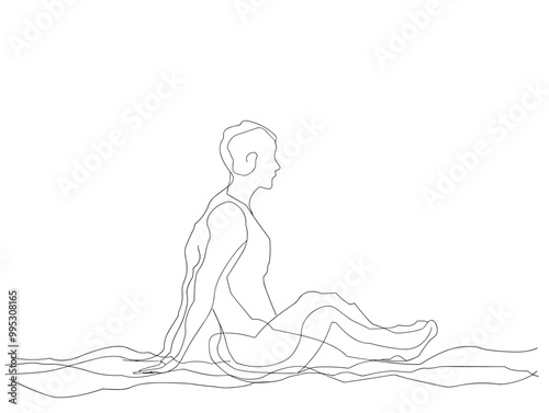 Zenith of Tranquility: Embracing Mental Well-being and Fulfillment Through the Simplicity of a Single Line