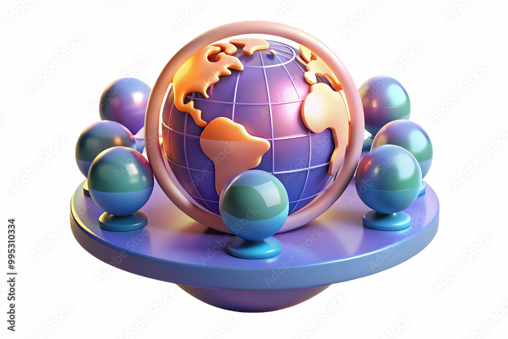 3D Abstract Glowing Globe with Digital Human Figures Symbolizing Global Unity and Peace for Human Rights Day - Vibrant Gradient Background 3D Abstract Glowing Globe with Digital Human Figures Symbolizing Global Unity and Peace for Human Rights Day - Vibrant Gradient Background