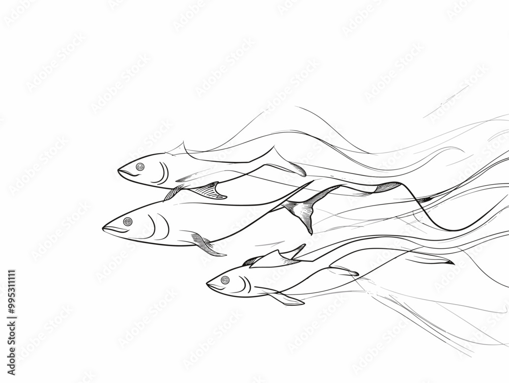 Symbolic Fish: A Journey of Strength and Resilience Through the Currents of Life's Obstacles Symbolic Fish: A Journey of Strength and Resilience Through the Currents of Life's Obstacles