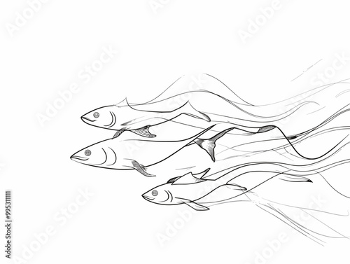 Symbolic Fish: A Journey of Strength and Resilience Through the Currents of Life's Obstacles
