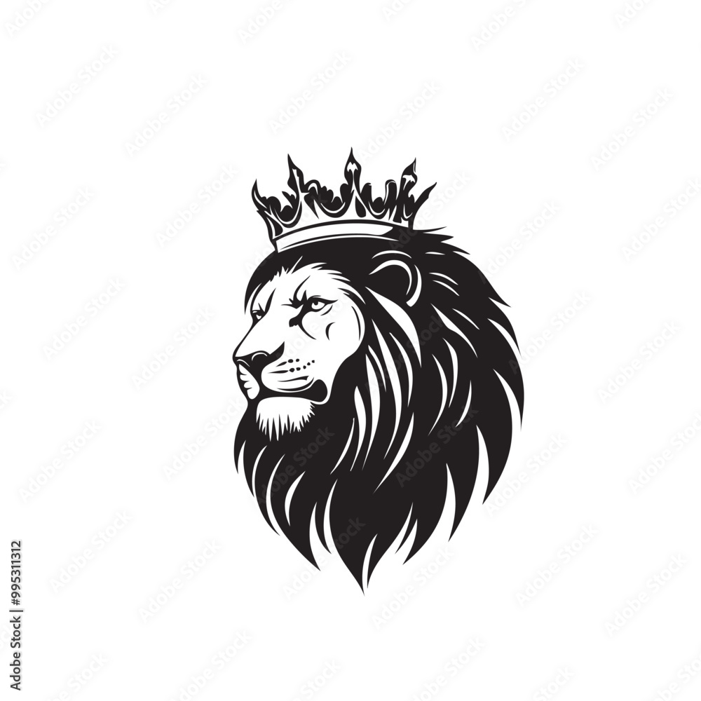 Lion king Head Logo Vector Template Illustration Design Mascot Animal Lion king Head Logo Vector Template Illustration Design Mascot Animal