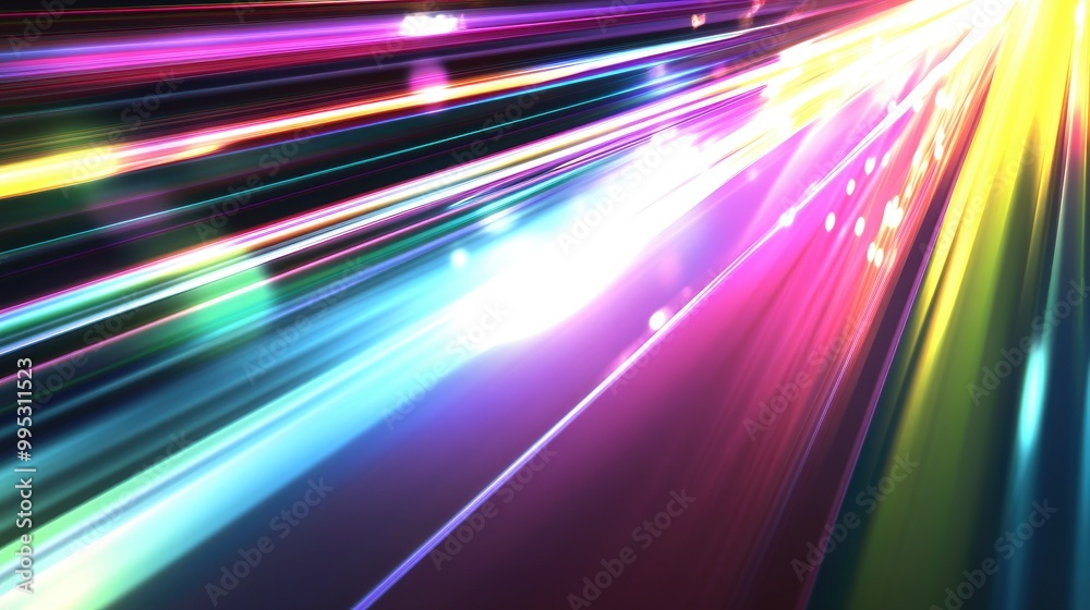 Fototapeta premium Abstract background featuring light stripes suitable for presentation design banners flyers and various creative applications