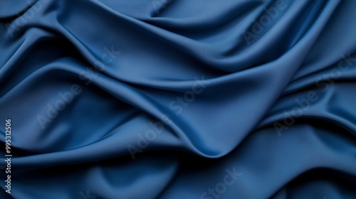 Elegant Blue Fabric Texture for Background Use