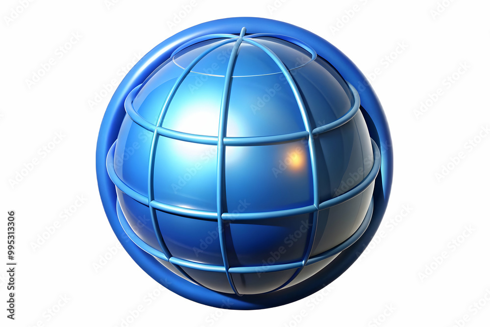 Flat Glossy Blue Background Featuring a Glowing Globe for Global Unity Concept - Ideal for Human Rights Day with Ample Copy Space Flat Glossy Blue Background Featuring a Glowing Globe for Global Unity Concept - Ideal for Human Rights Day with Ample Copy Space