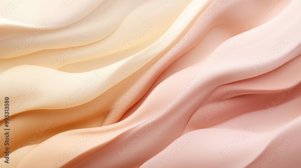 Fototapeta premium Abstract background featuring soft milk chocolate hues with a minimalist pastel color scheme