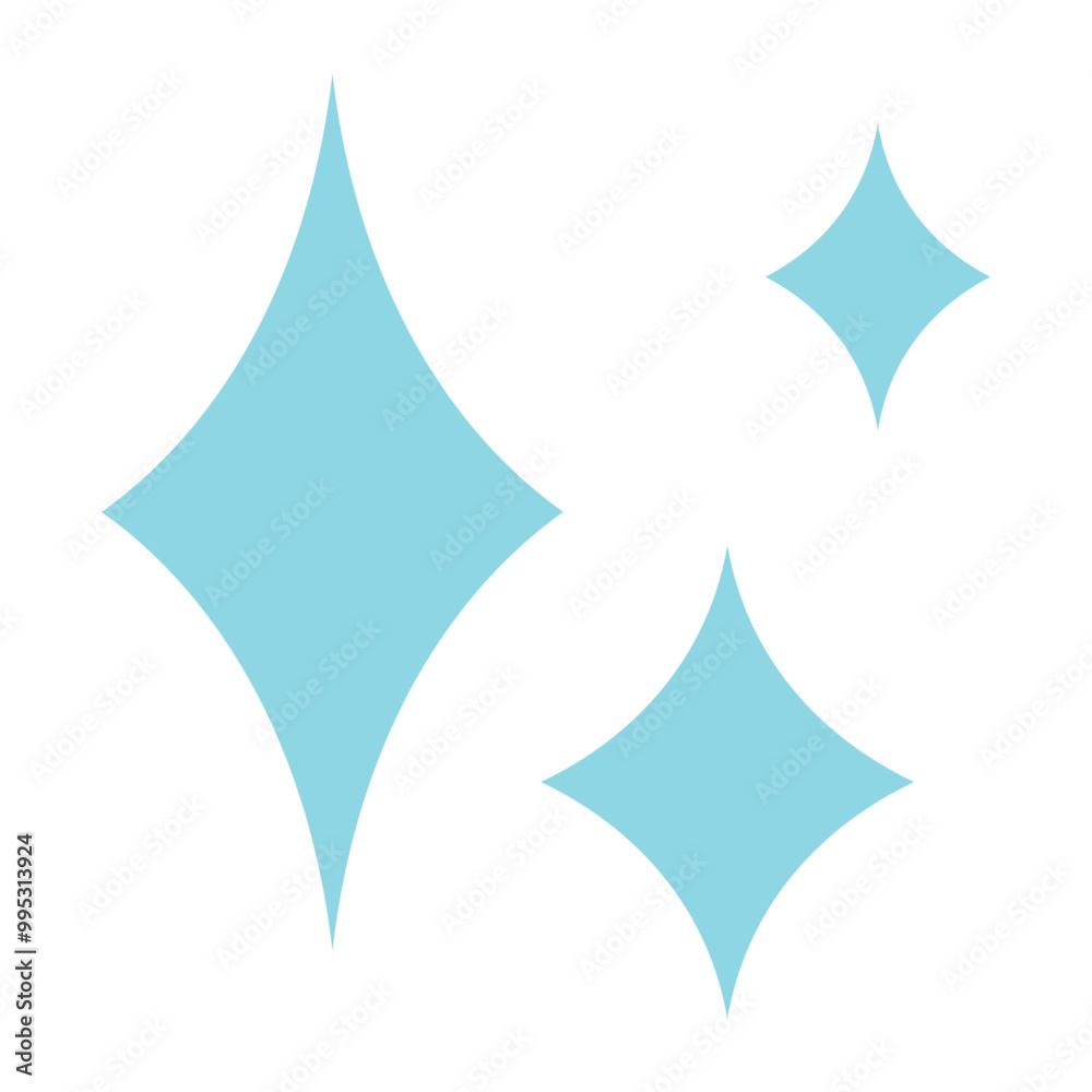 Star, sparkle and simple geometric forms in retro style. Star, sparkle and simple geometric forms in retro style.