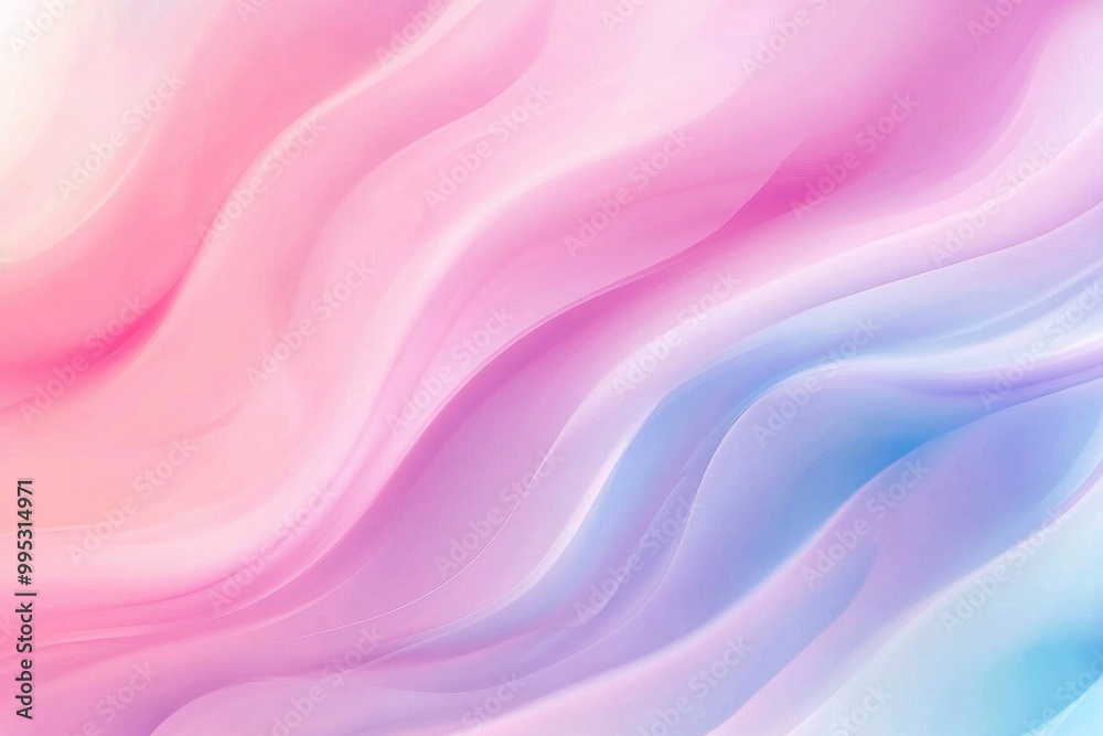 Fototapeta premium Softly Blurred Background with a Smooth Gradient Texture Ideal for Wallpaper and Presentation Designs 2D Cartoon Illustration